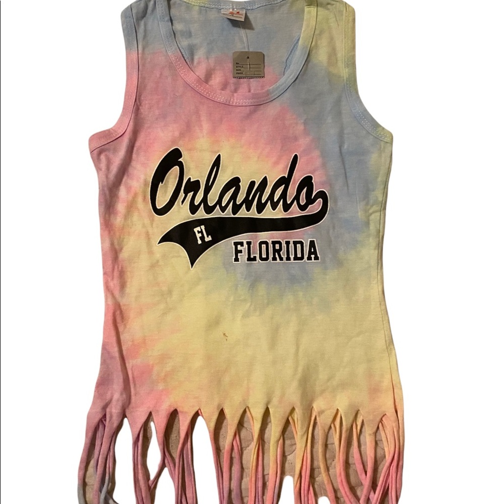 Kids tie-dye Orlando Florida shirt